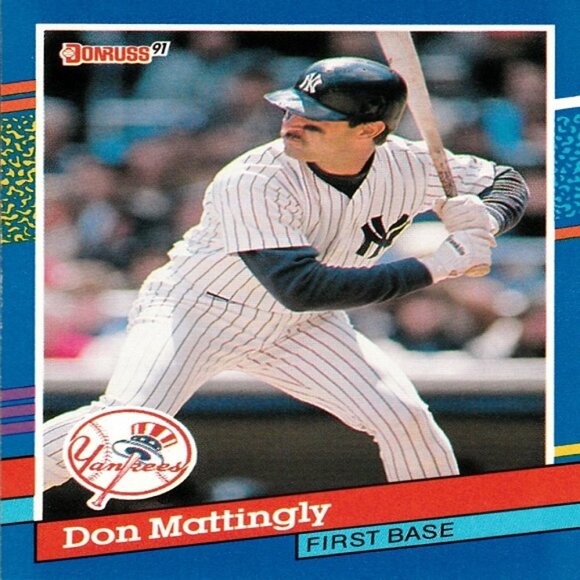 Don Mattingly (New York Yankees) Vintage Donruss '91 MLB Card - Card Number 107 - Picture 1 of 2